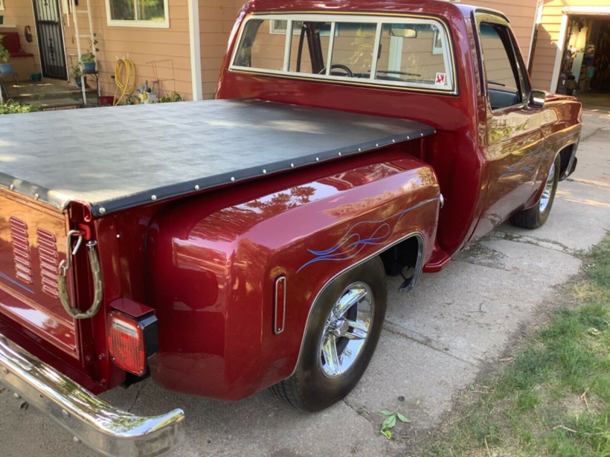 1977 Red Chevrolet C-10