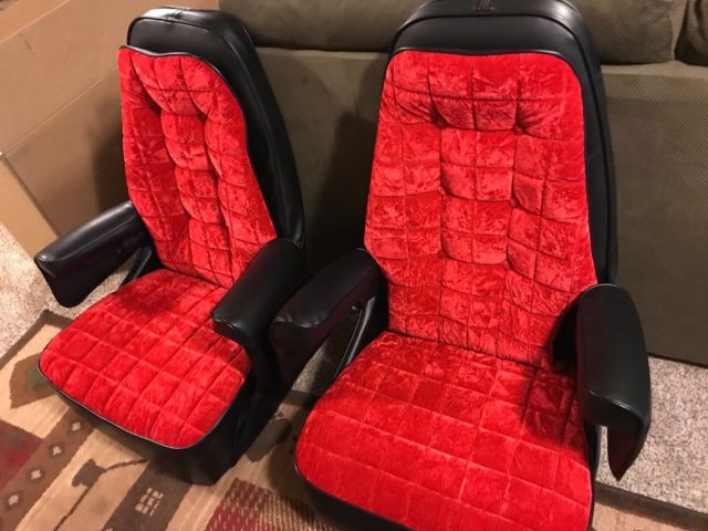 1977 Red Chevrolet C-10 Van Camper