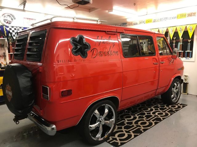 1977 Red Chevrolet C-10 Van Camper