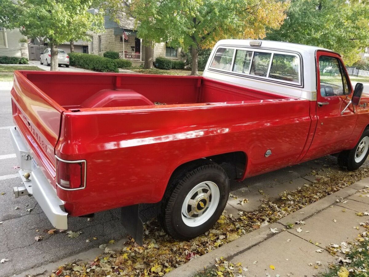 1977 Red Chevrolet C-10 Pickup