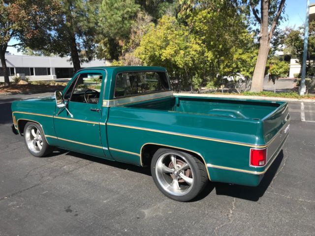 1977 Green Chevrolet C-10 Standard Cab Pickup