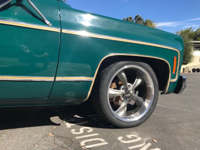 1977 Green Chevrolet C-10 Standard Cab Pickup