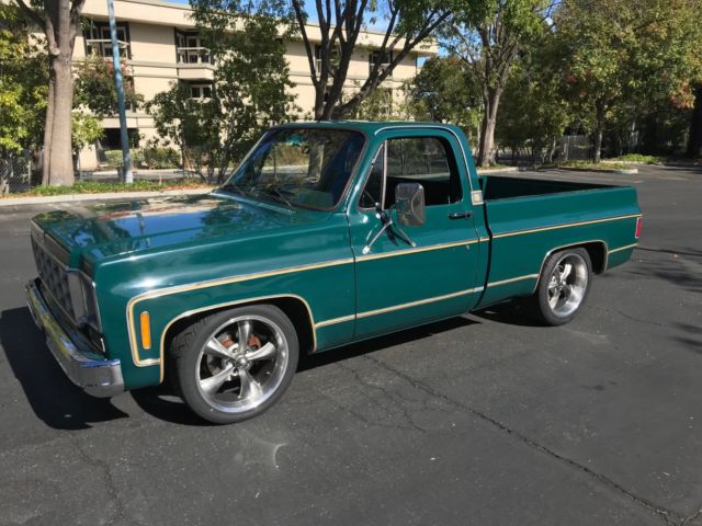 1977 Green Chevrolet C-10 Standard Cab Pickup