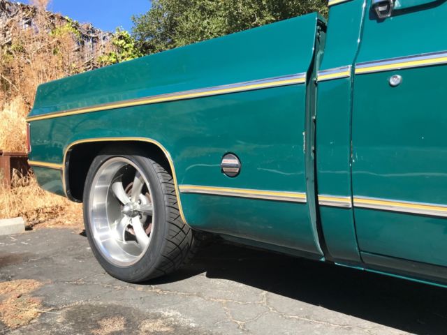 1977 Green Chevrolet C-10 Standard Cab Pickup