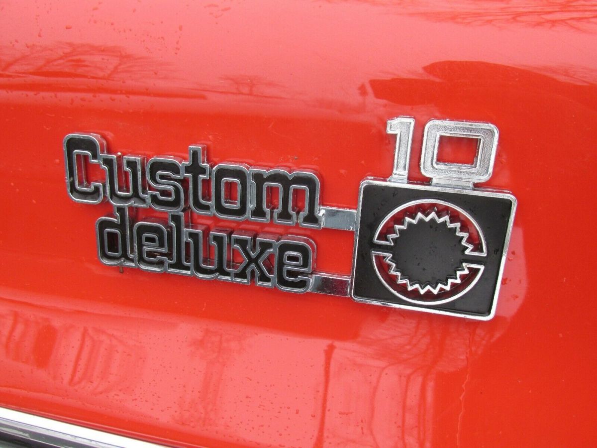 1977 Red Chevrolet C-10 Standard Cab Pickup