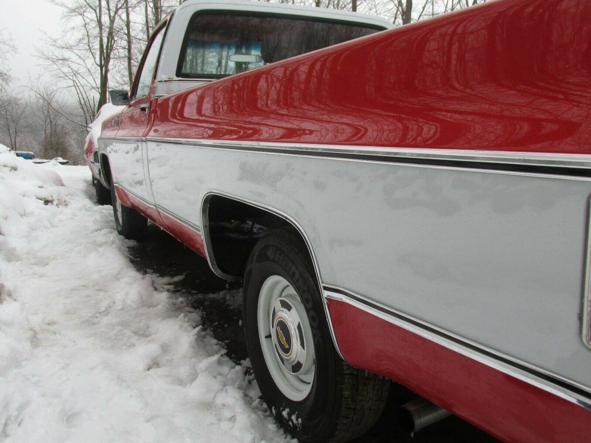 1977 Red Chevrolet C-10 Standard Cab Pickup