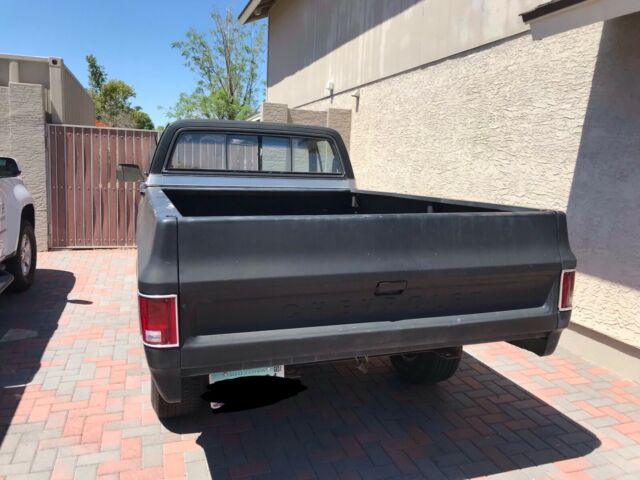 1977 Black Chevrolet C-10 Standard Cab Pickup