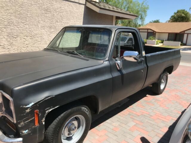 1977 Black Chevrolet C-10 Standard Cab Pickup
