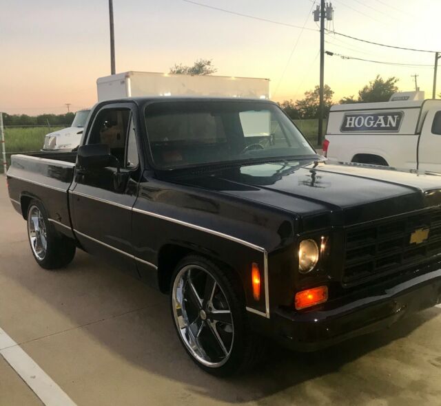 1977 Purple Chevrolet C-10 Standard Cab Pickup