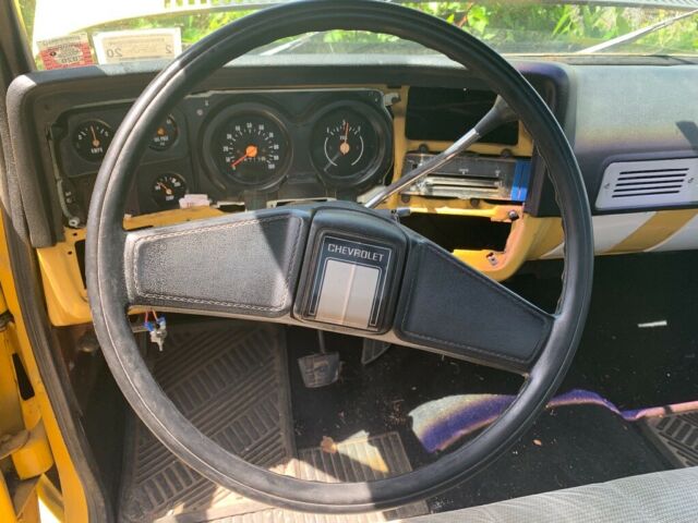 1977 Yellow Chevrolet C-10