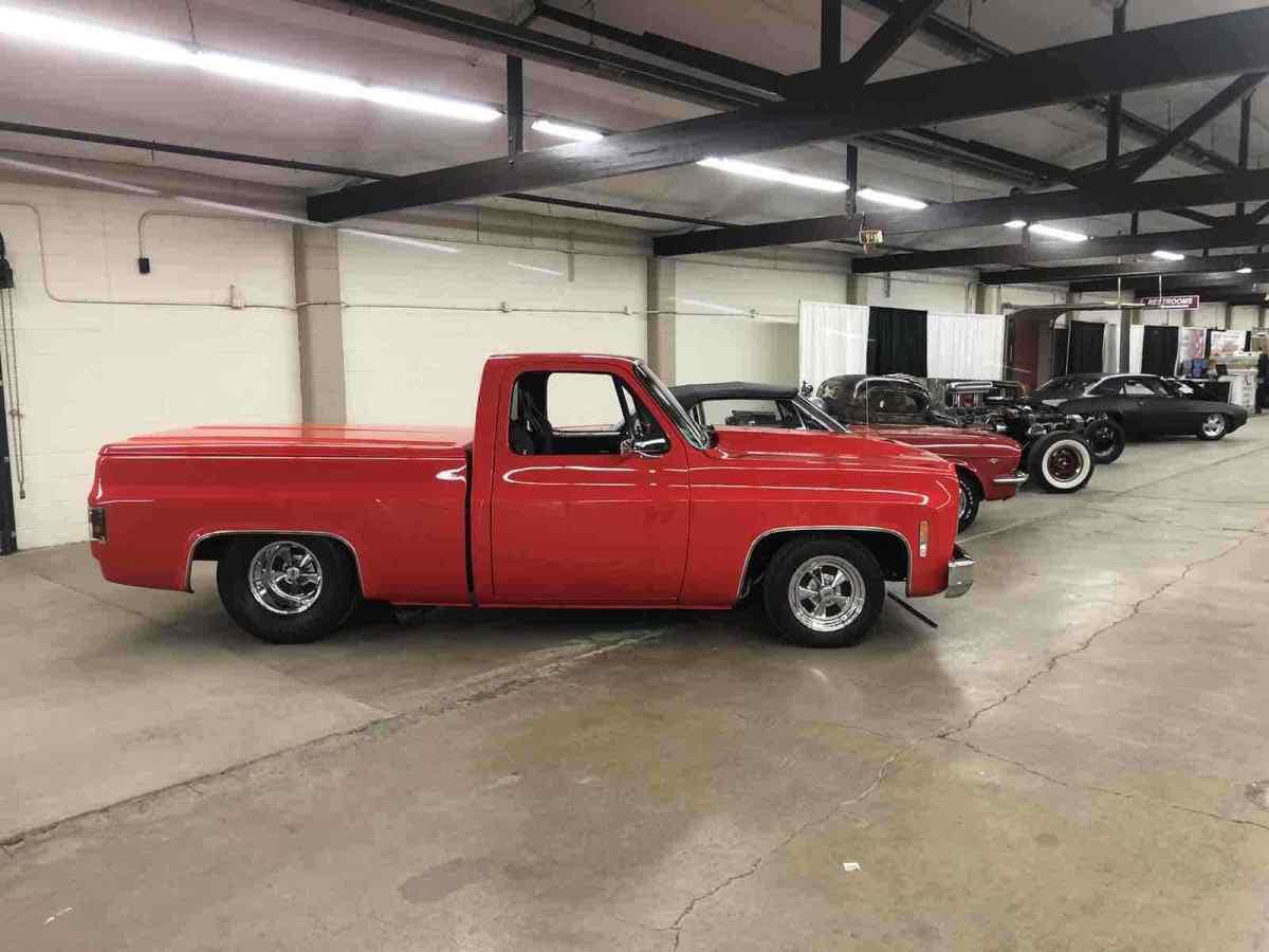 1977 Red Chevrolet C10/K10 Pickup