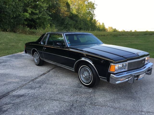 1977 Black Chevrolet Capriceold Coupe