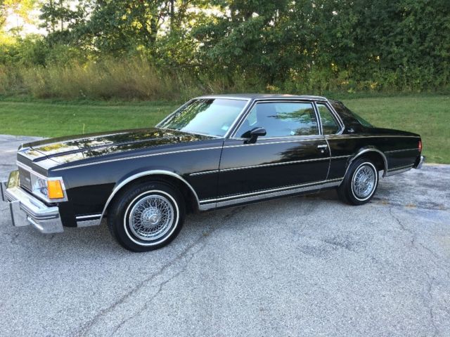 1977 Black Chevrolet Capriceold Coupe