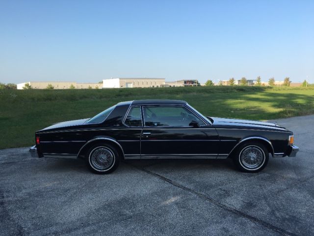 1977 Black Chevrolet Capriceold Coupe
