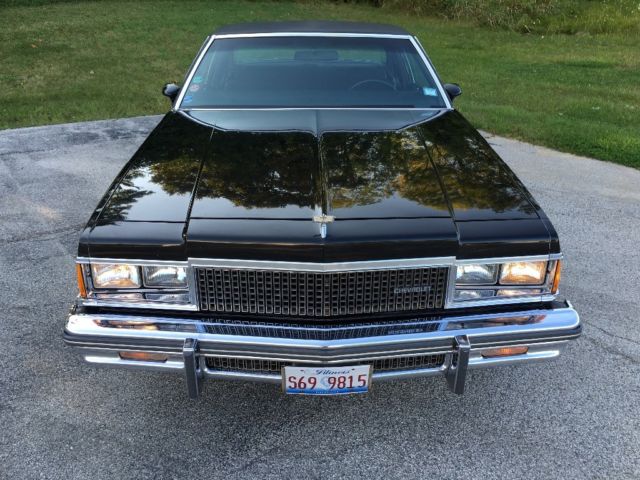 1977 Black Chevrolet Capriceold Coupe