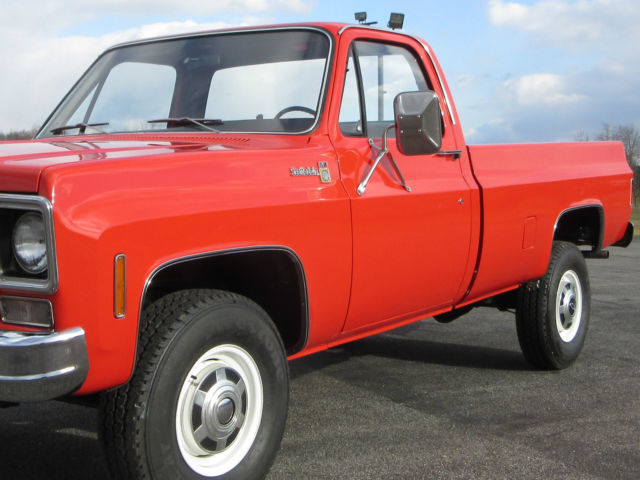 1977 Red Chevrolet C/K Pickup 2500 Standard Cab Pickup