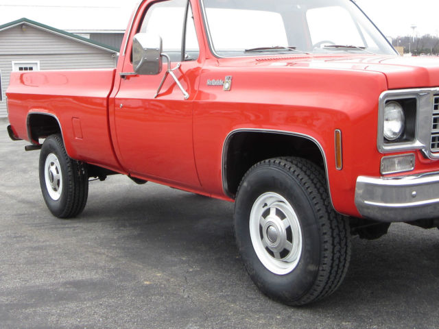1977 Red Chevrolet C/K Pickup 2500 Standard Cab Pickup