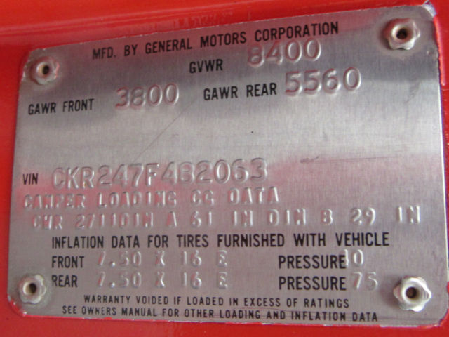 1977 Red Chevrolet C/K Pickup 2500 Standard Cab Pickup