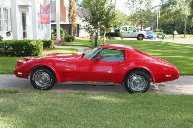 1977 Red Chevrolet Corvette T-Tops