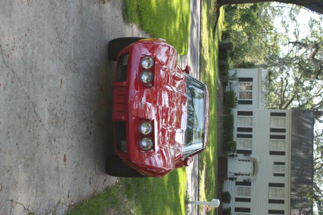 1977 Red Chevrolet Corvette T-Tops