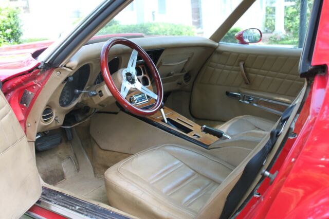 1977 Red Chevrolet Corvette T-Tops