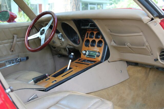 1977 Red Chevrolet Corvette T-Tops