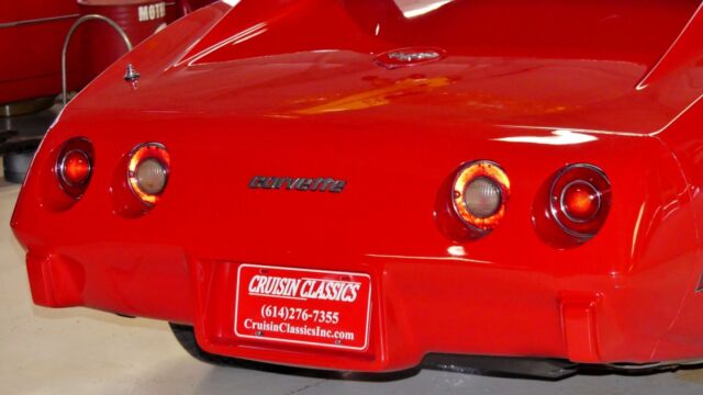 1977 Red Chevrolet Corvette 2 DR T-Top