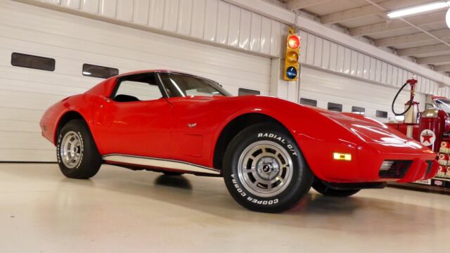 1977 Red Chevrolet Corvette 2 DR T-Top