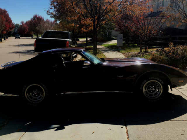 1977 Burgundy Chevrolet Corvette Coupe