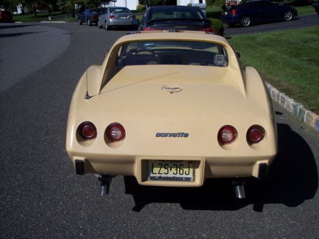 1977 Beige Chevrolet Corvette Convertible
