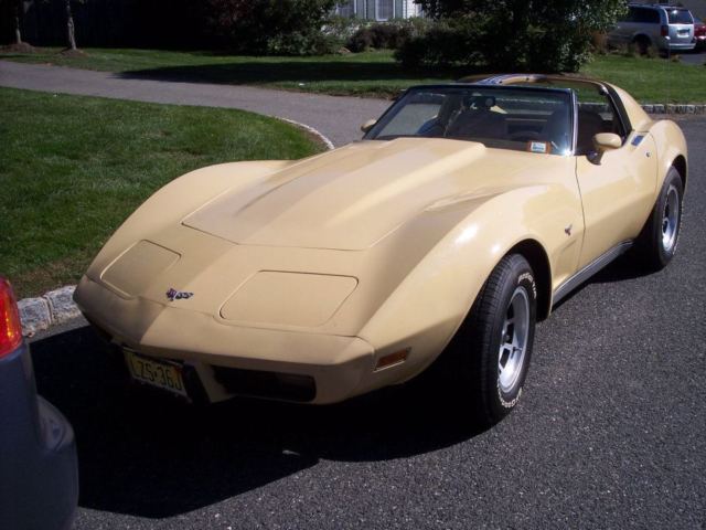 1977 Beige Chevrolet Corvette Convertible