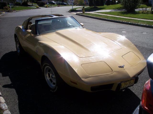 1977 Beige Chevrolet Corvette Convertible