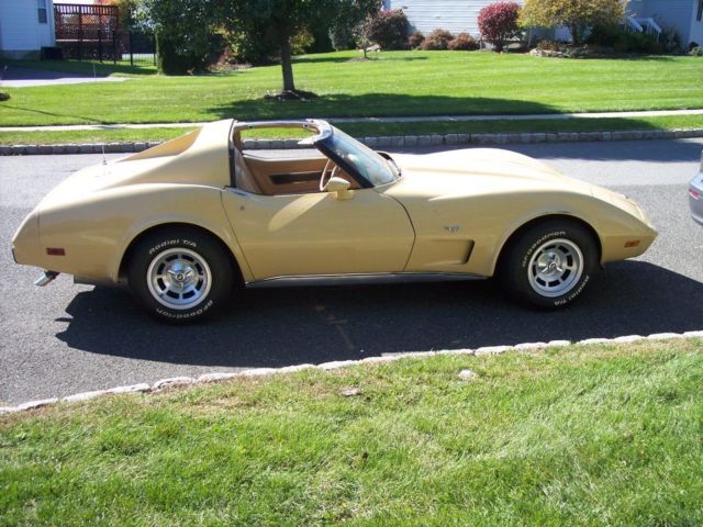 1977 Beige Chevrolet Corvette Convertible