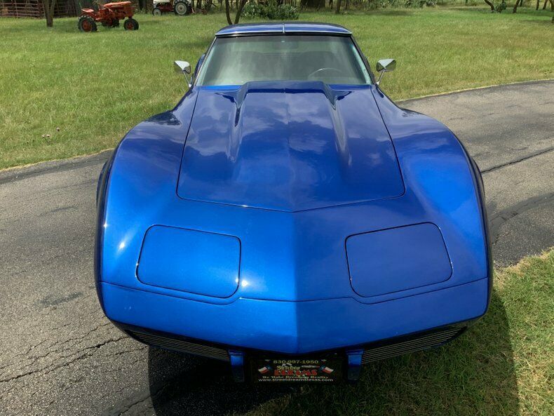 1977 Blue Chevrolet Corvette Coupe