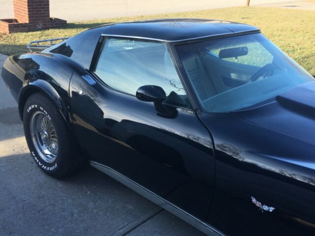 1977 Black Chevrolet Corvette Convertible