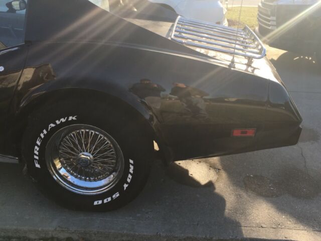 1977 Black Chevrolet Corvette Convertible