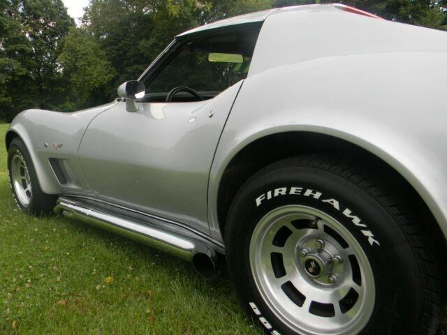 1977 Silver Chevrolet Corvette Coupe