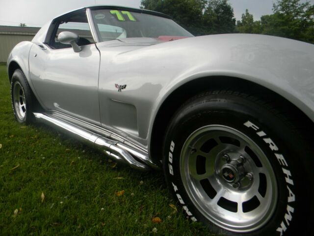 1977 Silver Chevrolet Corvette Coupe