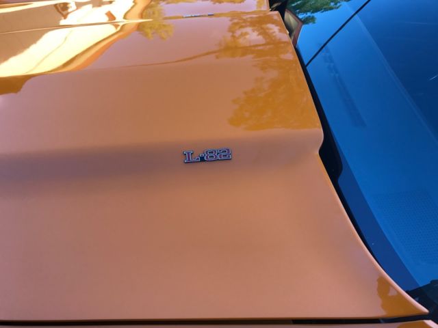 1977 Orange Chevrolet Corvette Coupe