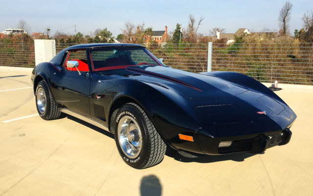 1977 Black Chevrolet Corvette Coupe