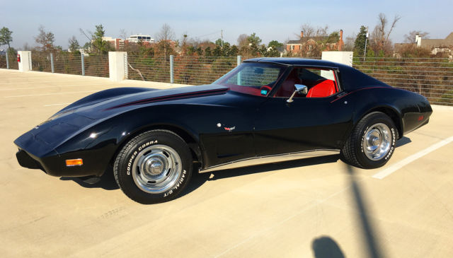 1977 Black Chevrolet Corvette Coupe