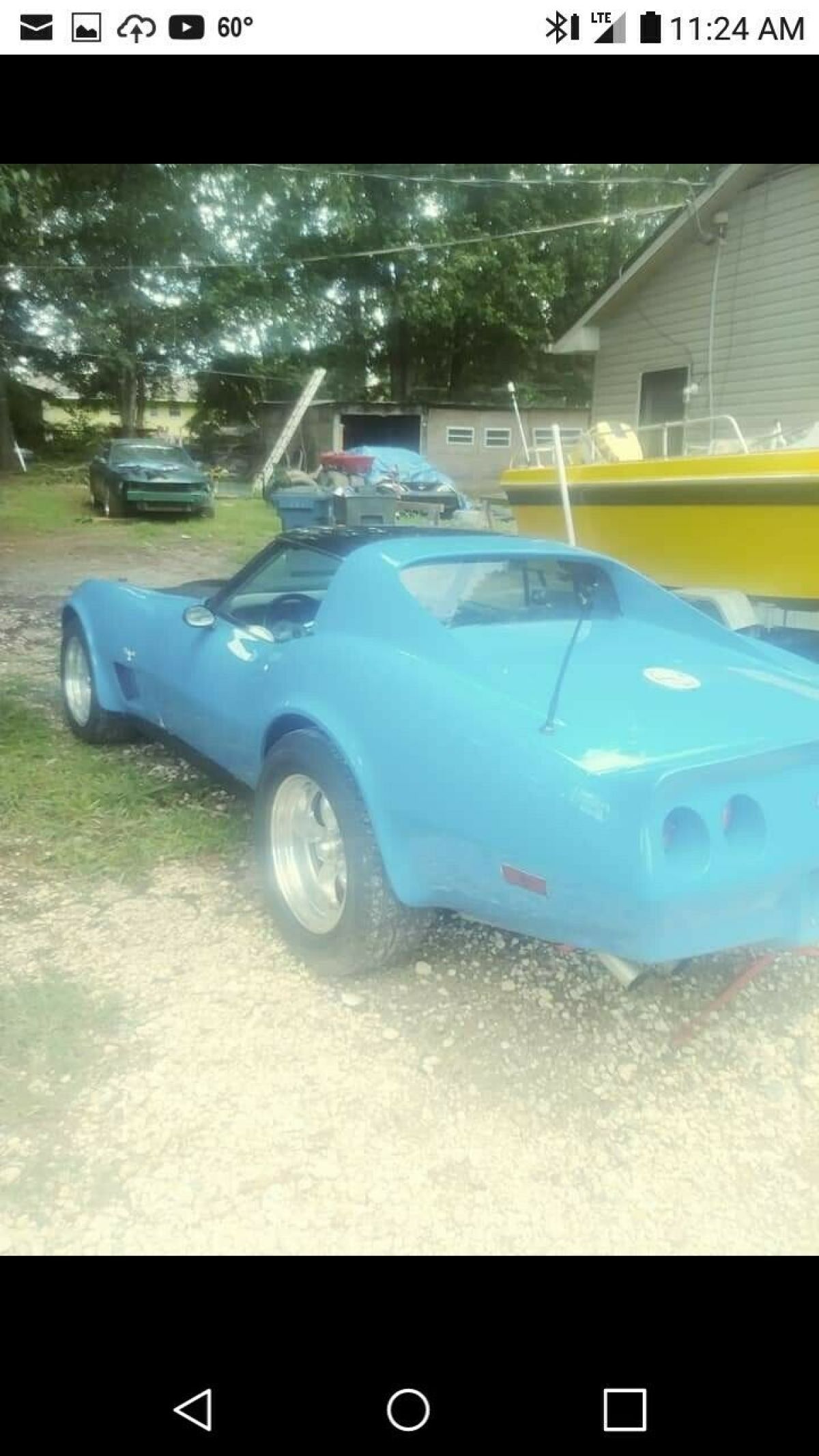 1977 Blue Chevrolet Corvette Coupe