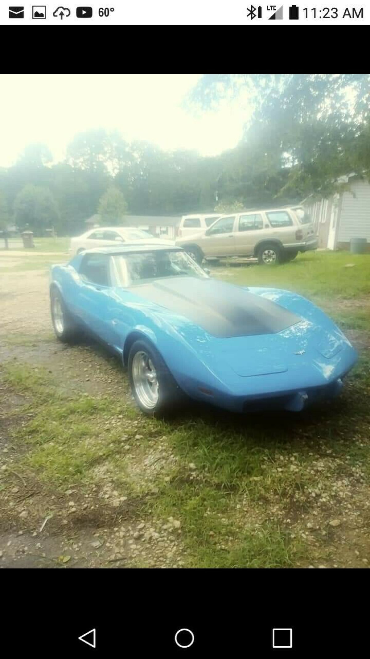 1977 Blue Chevrolet Corvette Coupe