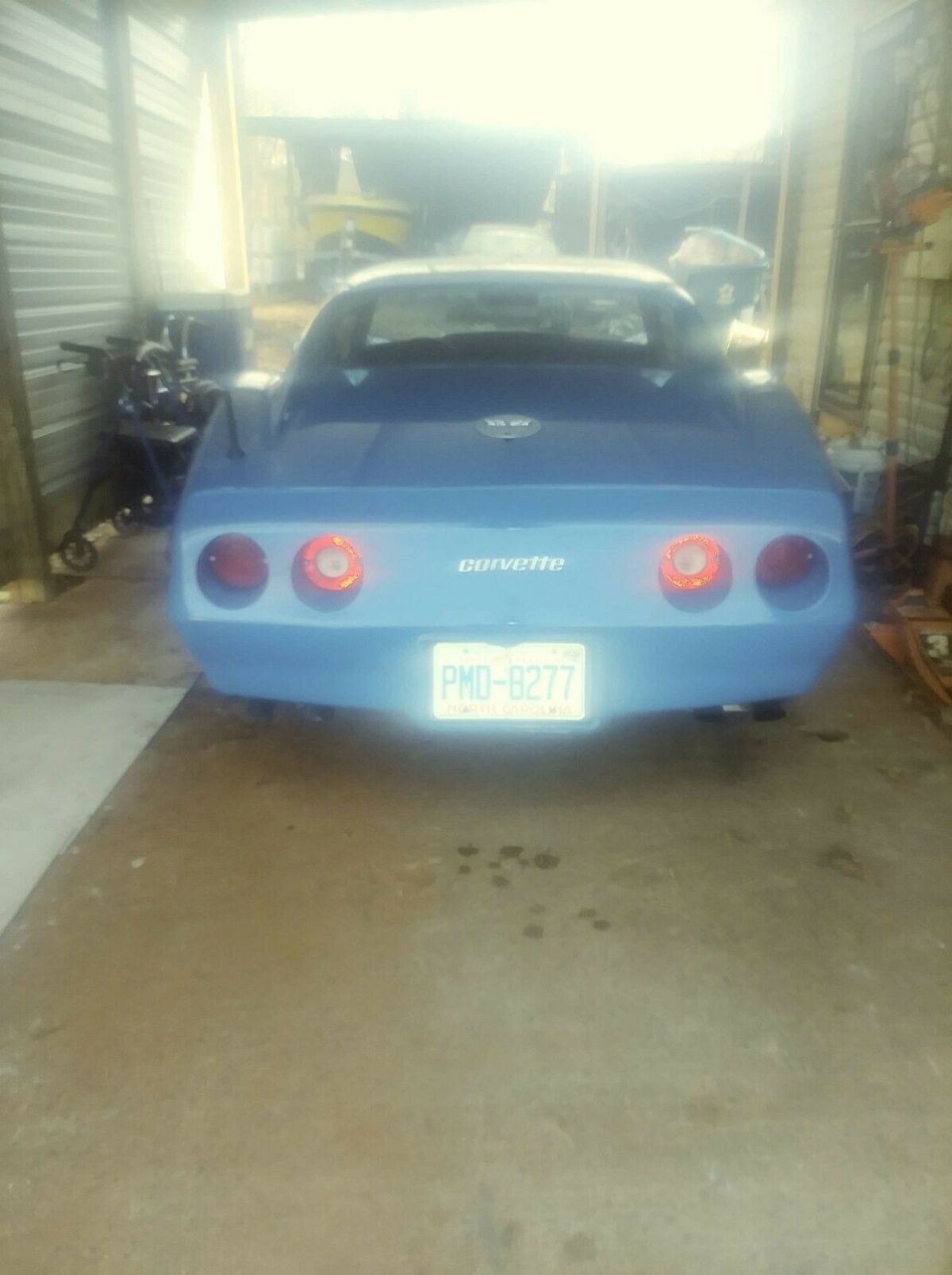 1977 Blue Chevrolet Corvette Coupe
