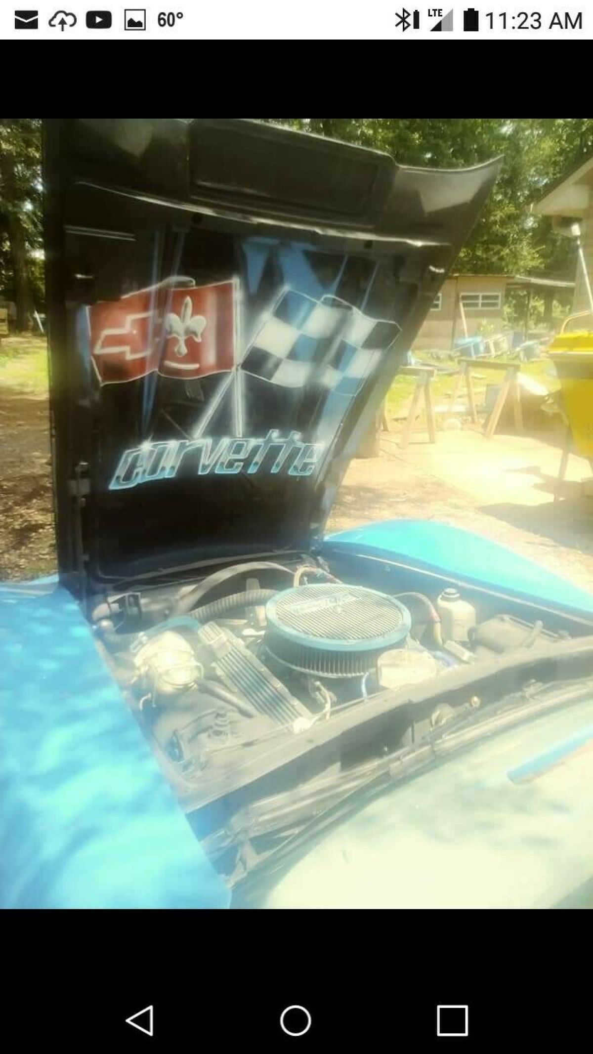 1977 Blue Chevrolet Corvette Coupe