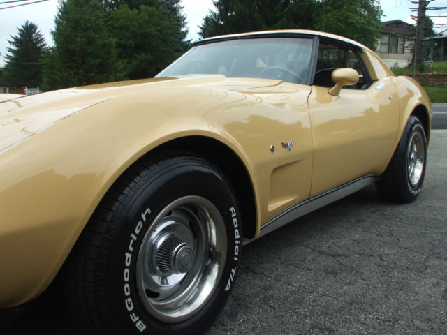 1977 Tan Chevrolet Corvette Coupe