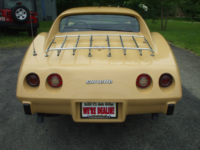 1977 Tan Chevrolet Corvette Coupe