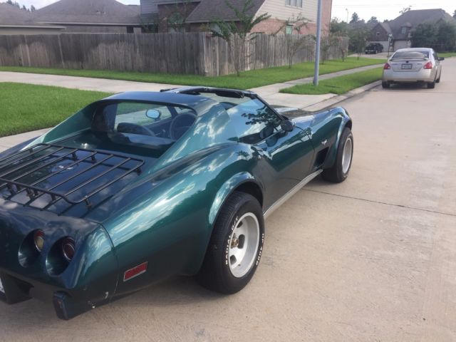 1977 Green Chevrolet Corvette Coupe