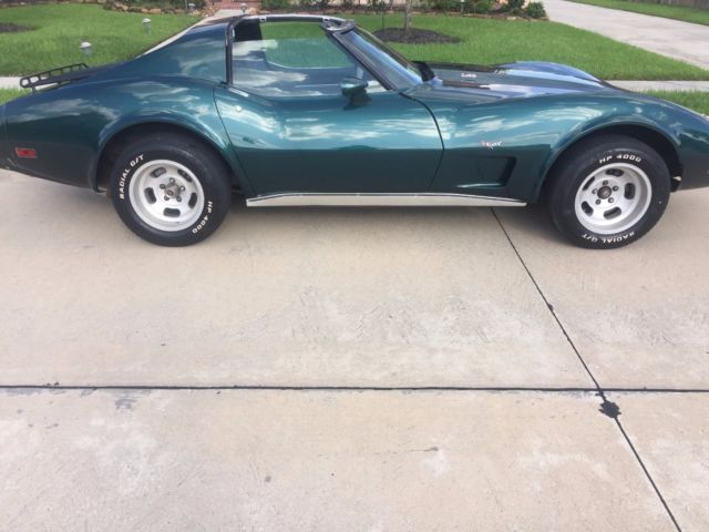 1977 Green Chevrolet Corvette Coupe