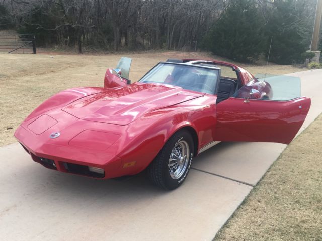 1977 RED Chevrolet Corvette Coupe